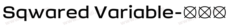 Sqwared Variable字体转换